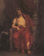 Eugene Delacroix Talma als Nero in France oil painting artist